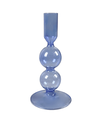 Ljusstake glas