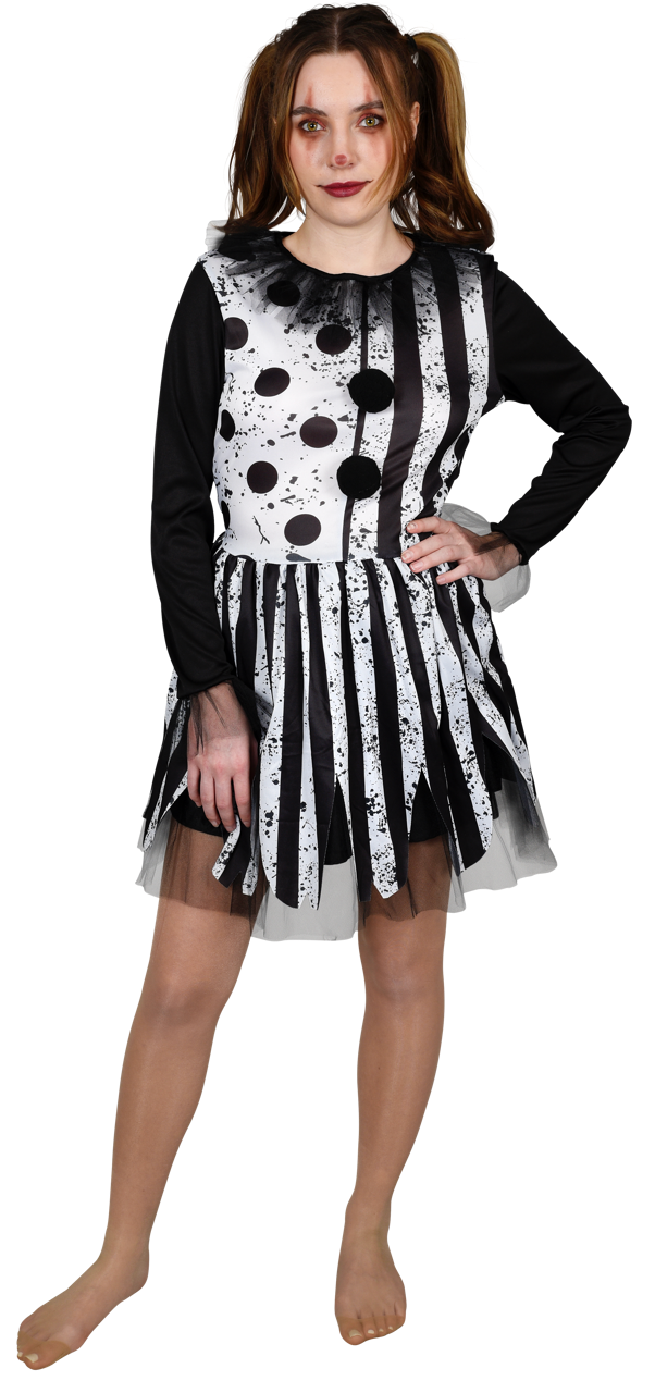 Utklädnad Clown Klänning - M