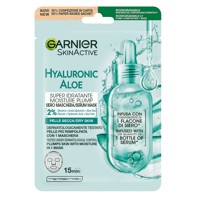 Skin Active HydraBomb Sheet Mask Hyaluronic Acid & Aloe Vera