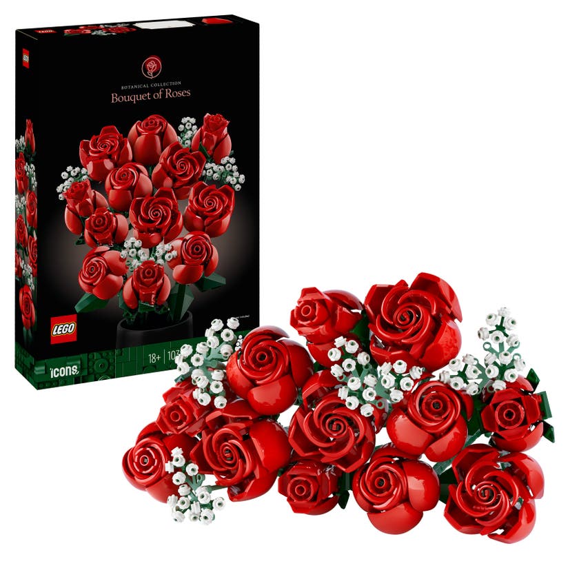 LEGO® Botanicals Bukett med rosor