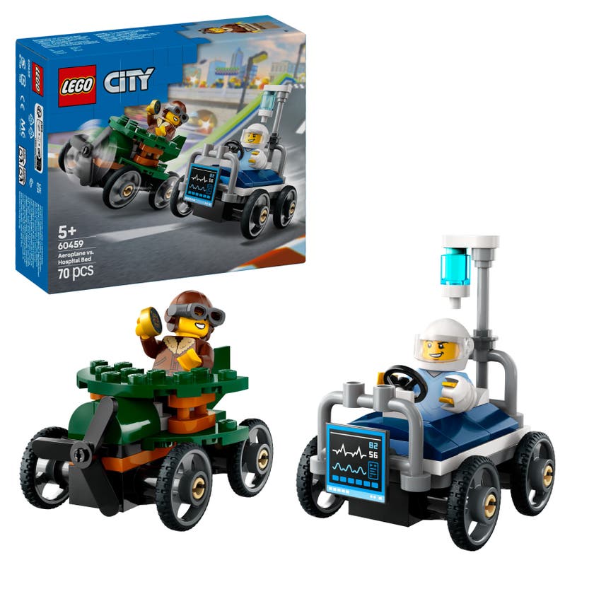 LEGO® City Great Vehicles Flygplan mot sjukhussäng