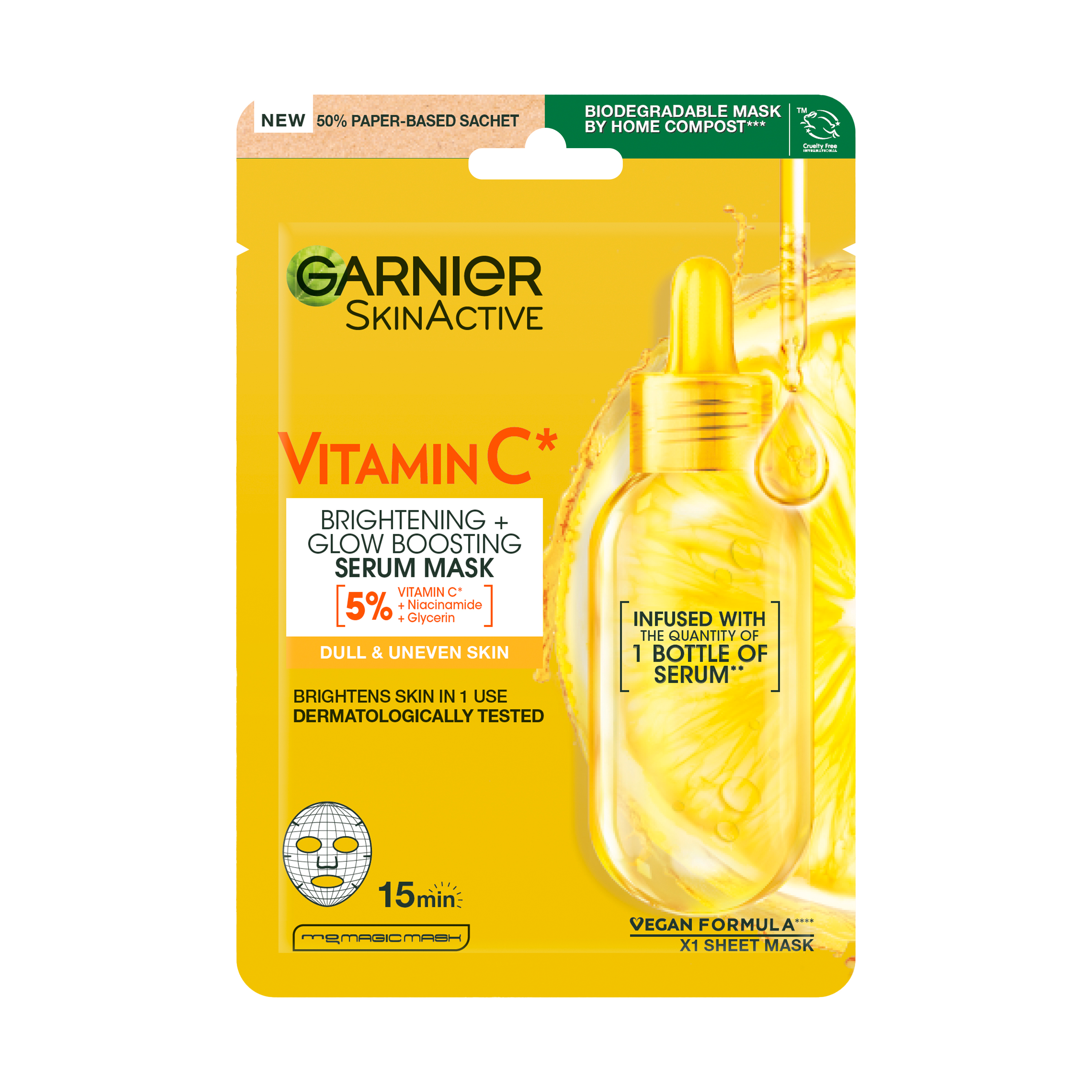 Vitamin C Sheet Mask Super Hydrating & Brightening