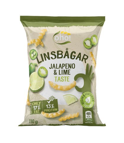 Linsbågar Jalapeño Lime