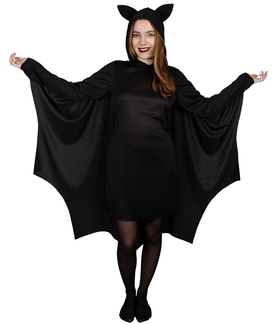 Utklädnad Klänning Fladdermus - S