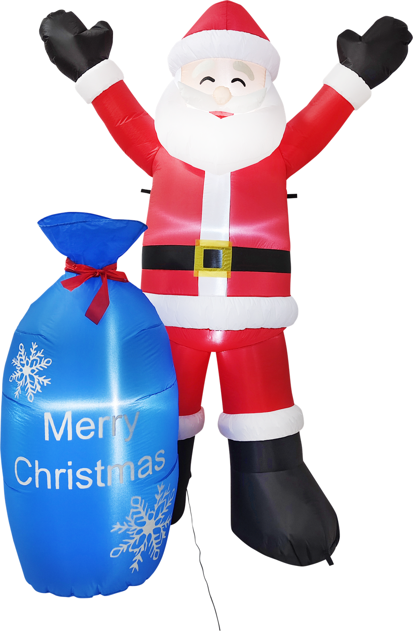 Stor uppblåsbar Jultomte