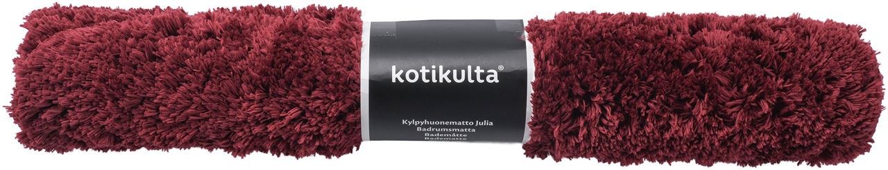 Badrumsmatta Burgundy