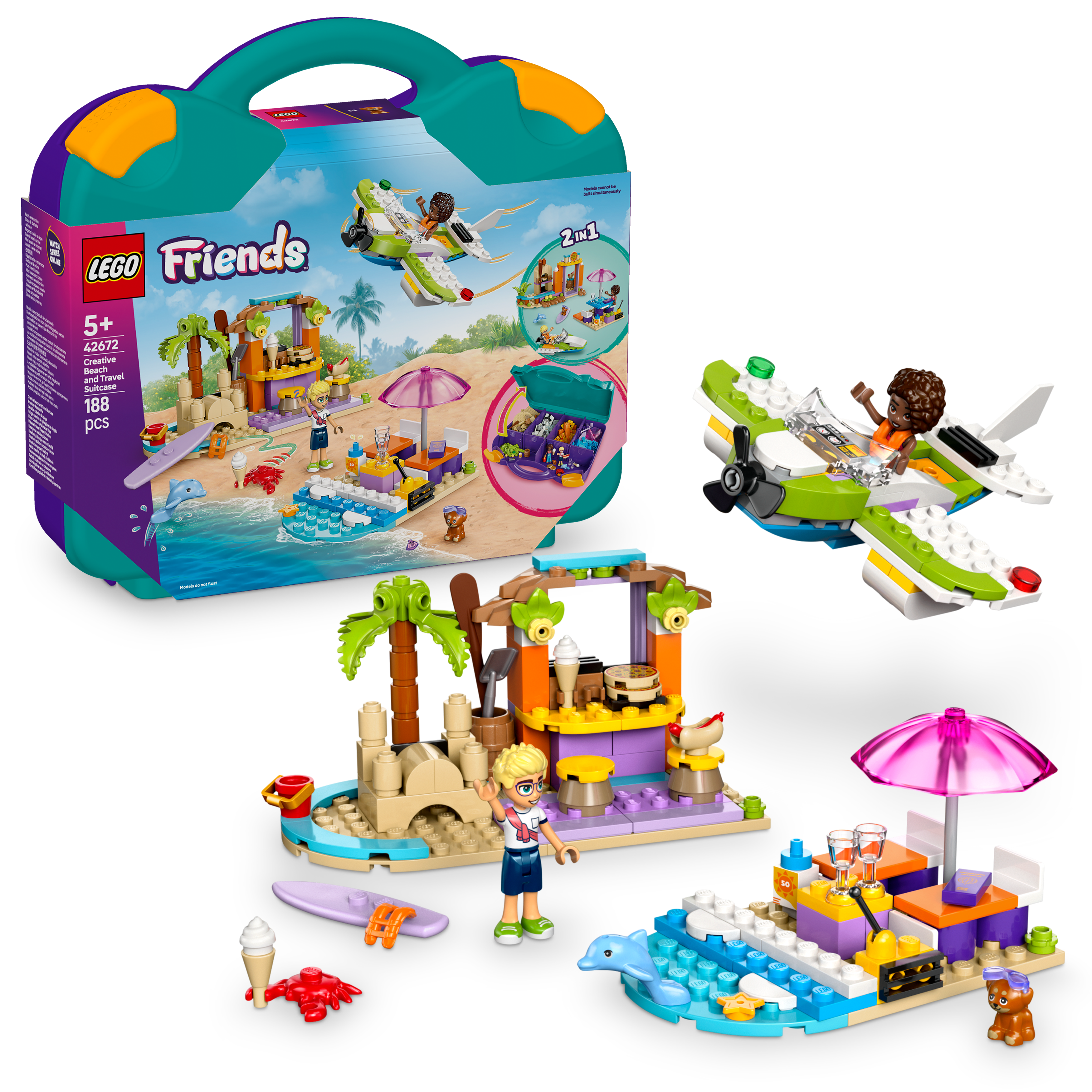 LEGO® Friends Kreativ strand och resväska