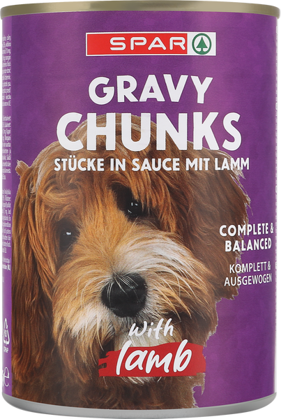 Hundmat Lamm i sås