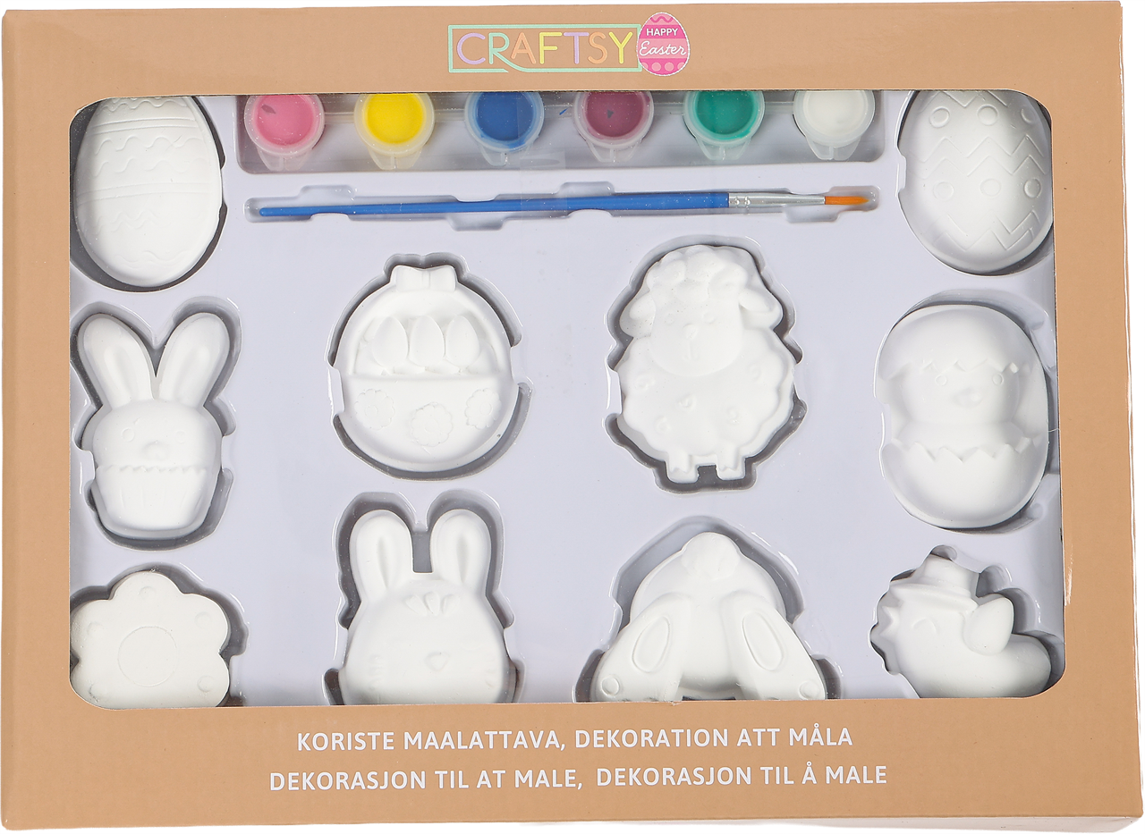 Måla din egna gipsfigur