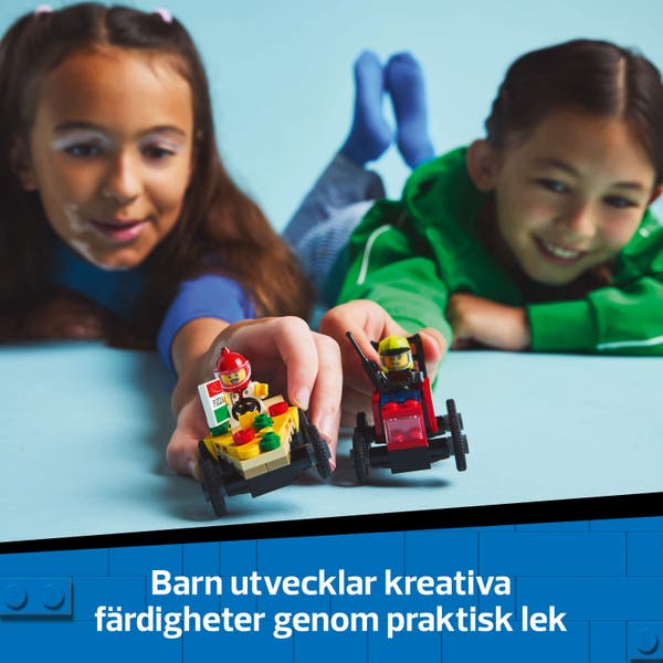 LEGO® City Great Vehicles Pizzabil mot brandbil