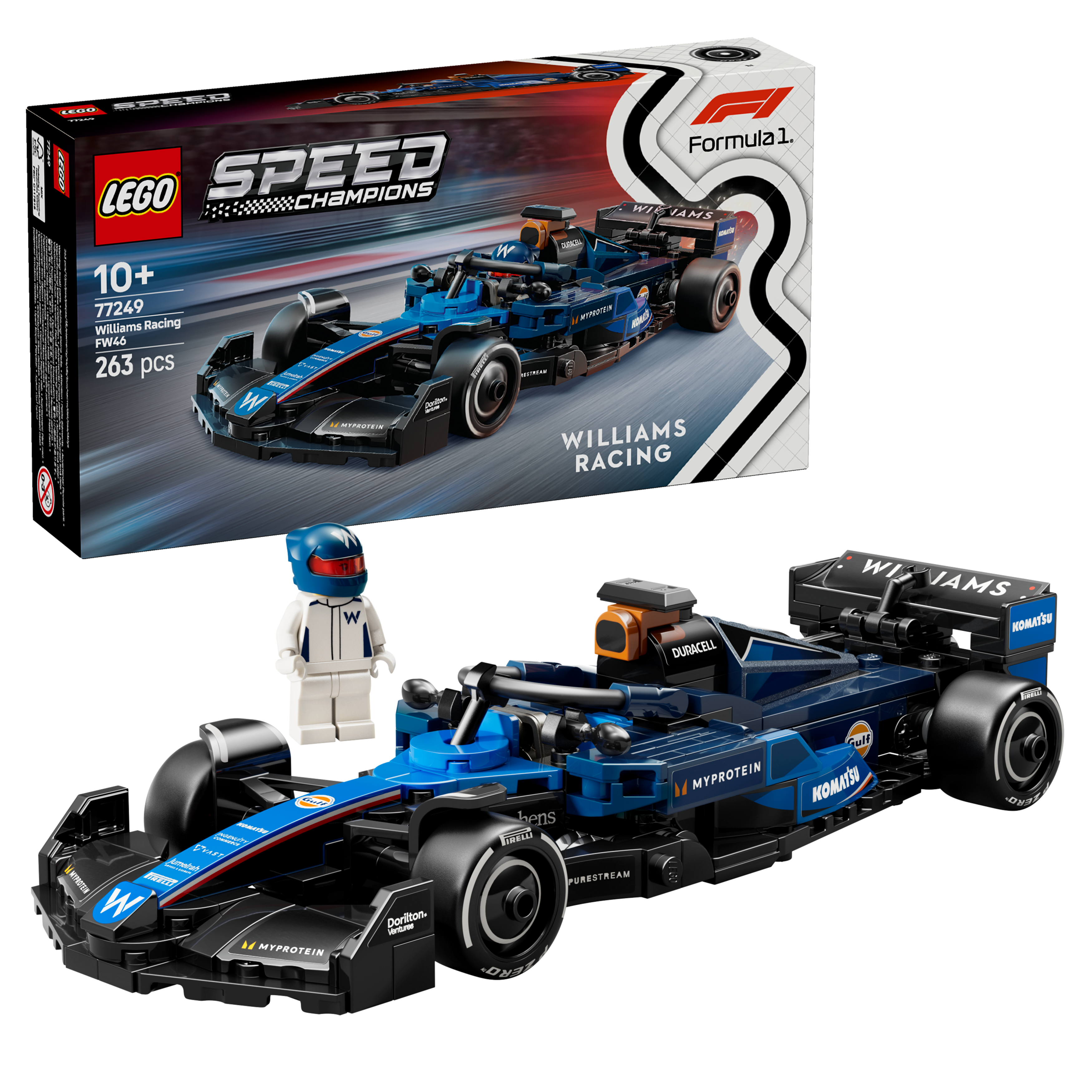 LEGO® Speed Champions - Williams Racing FW46 F1® racerbil