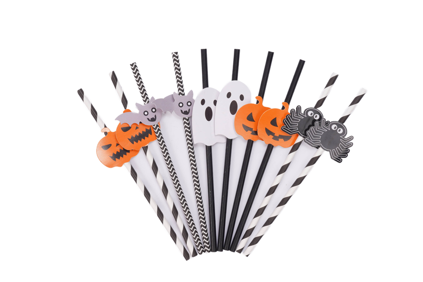 Papperssugrör halloween