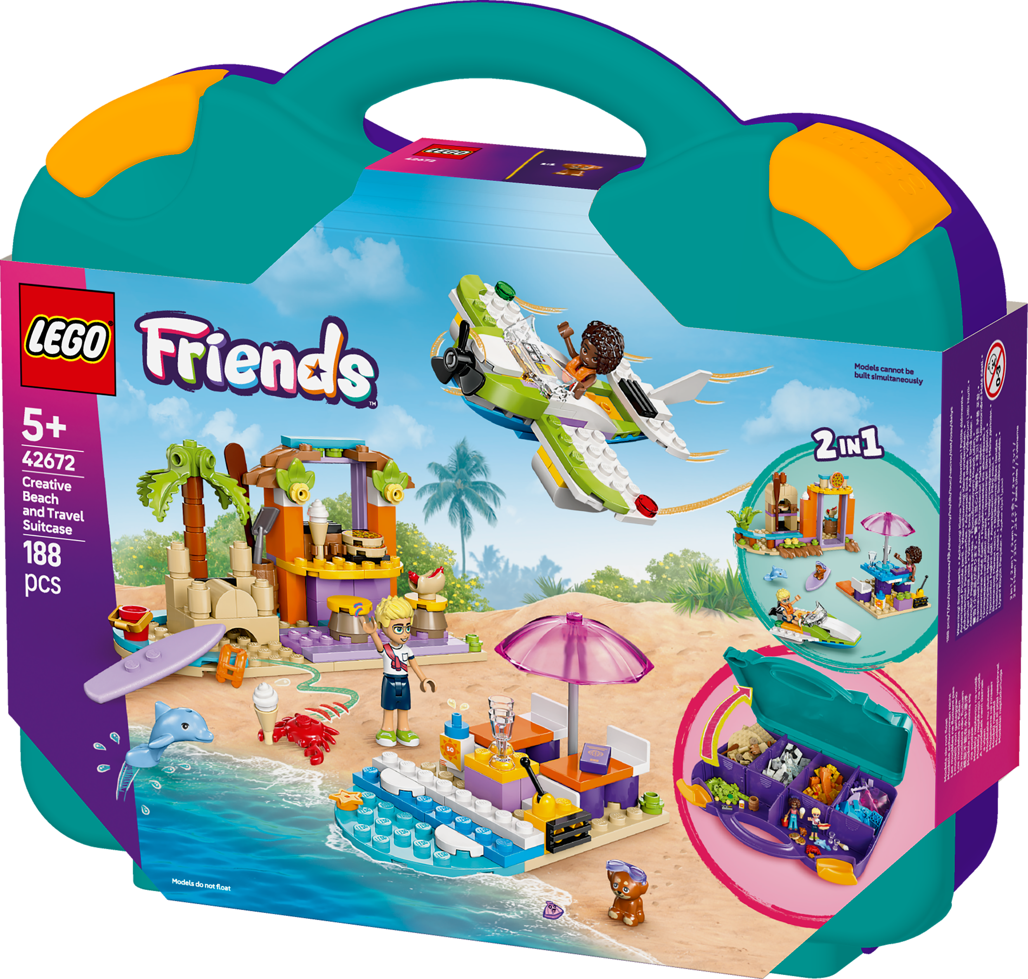 LEGO® Friends - Kreativ strand och resväska