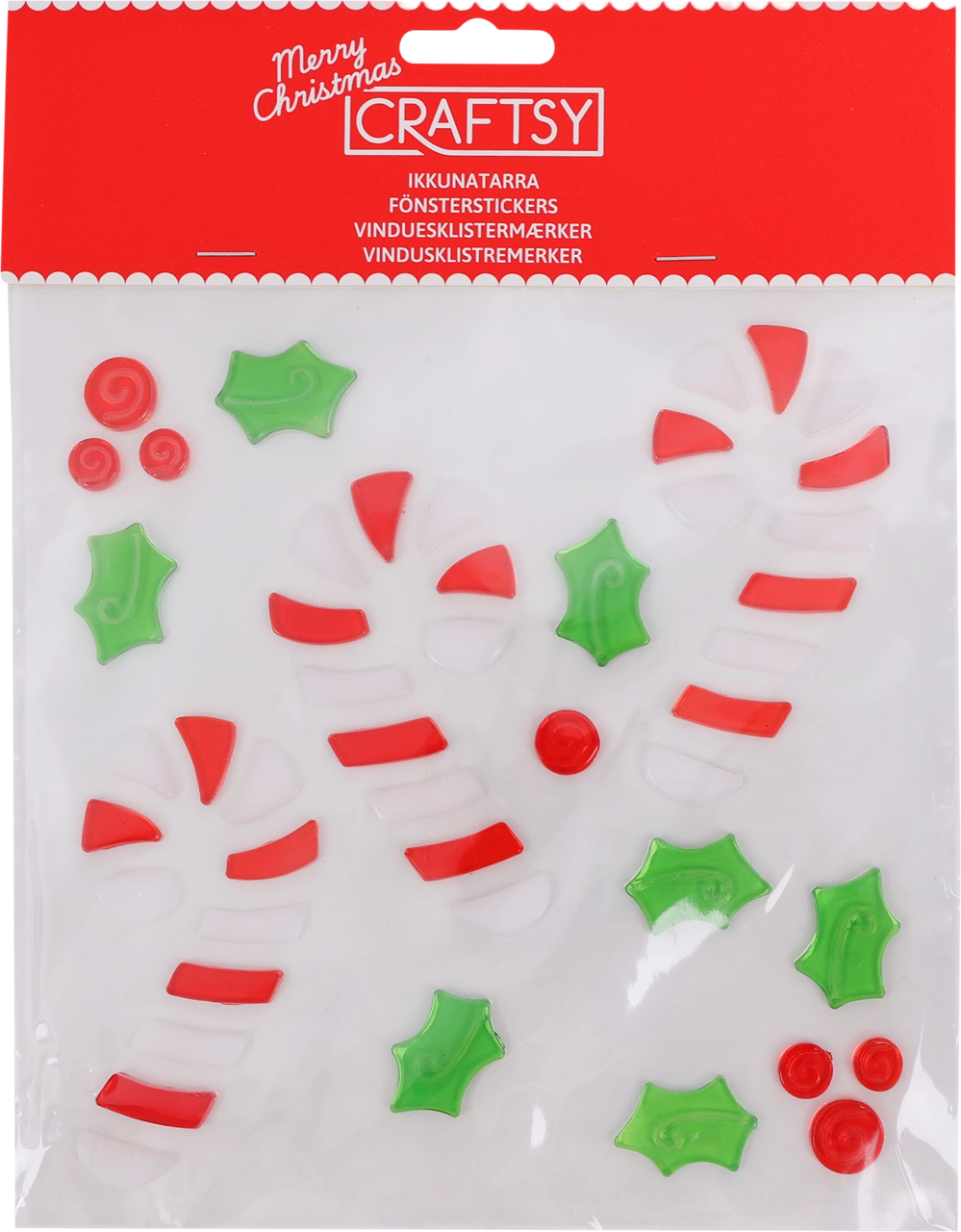 Fönsterstickers Jul