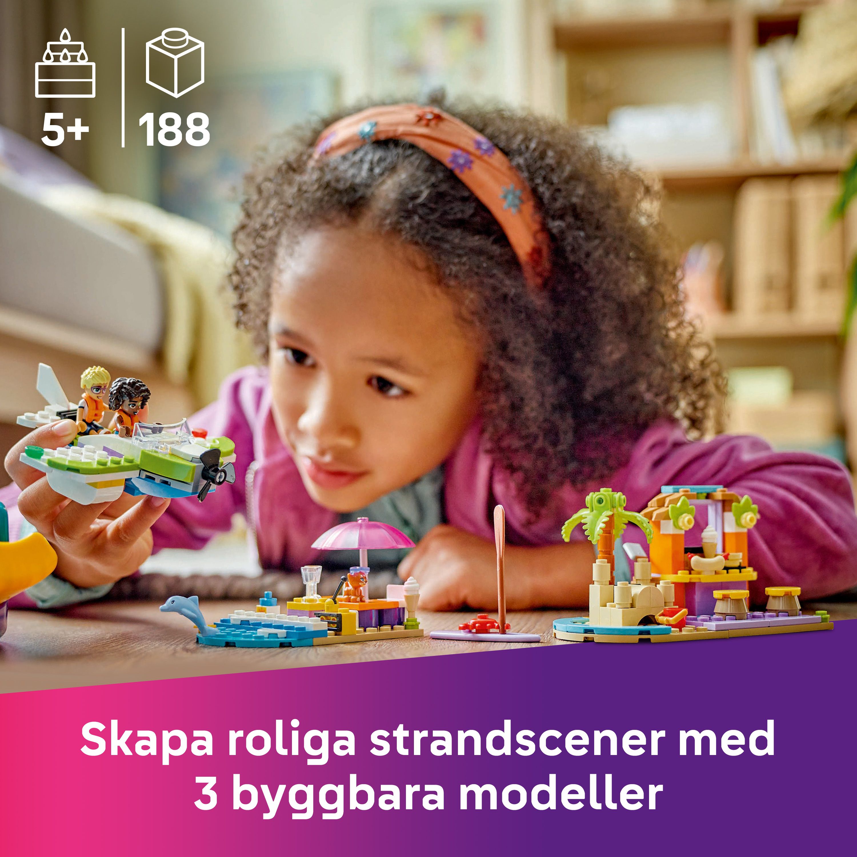 LEGO® Friends Kreativ strand och resväska
