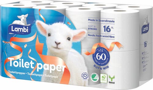 Toalettpapper 16-pack