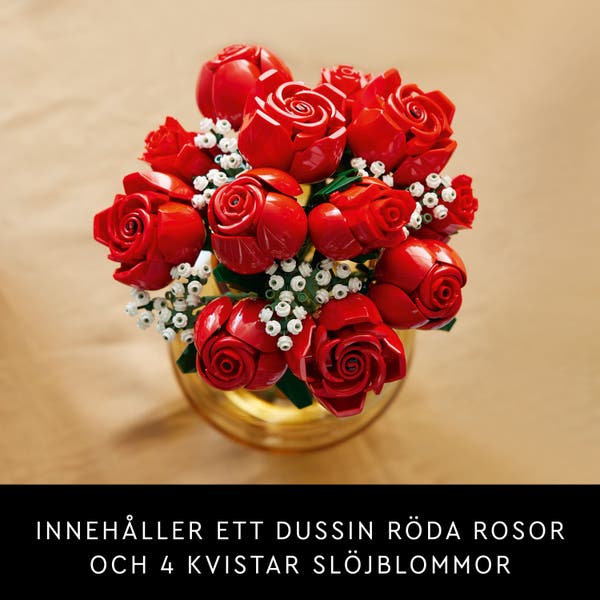 LEGO® Botanicals Bukett med rosor