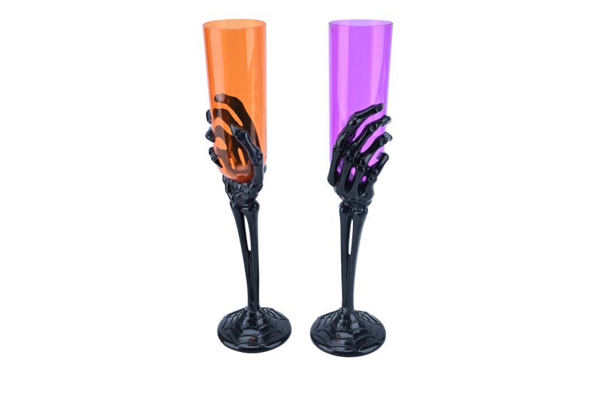 Champagneglas skelett