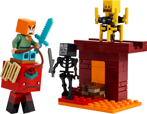 LEGO® Minecraft Lavastriden i Nether