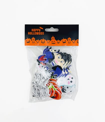 Halloweenklistermärken