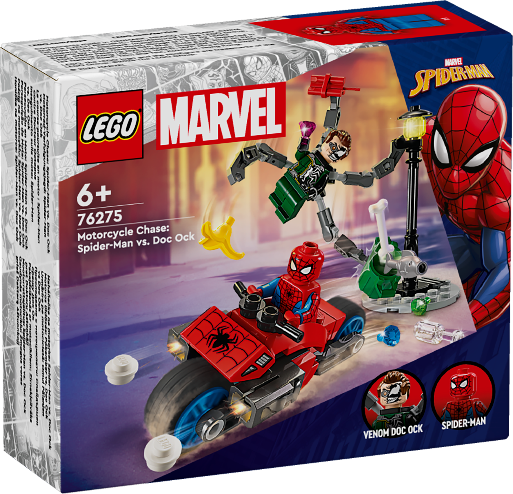 LEGO® Super Heroes Marvel - Motorcykeljakt: Spider-Man mot Doc Ock