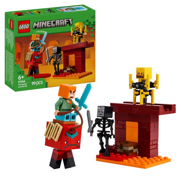 LEGO® Minecraft Lavastriden i Nether