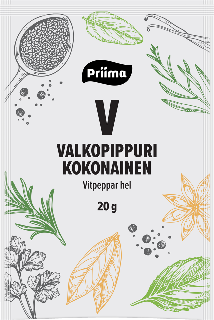 Vitpeppar Hel