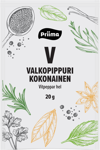 Vitpeppar Hel