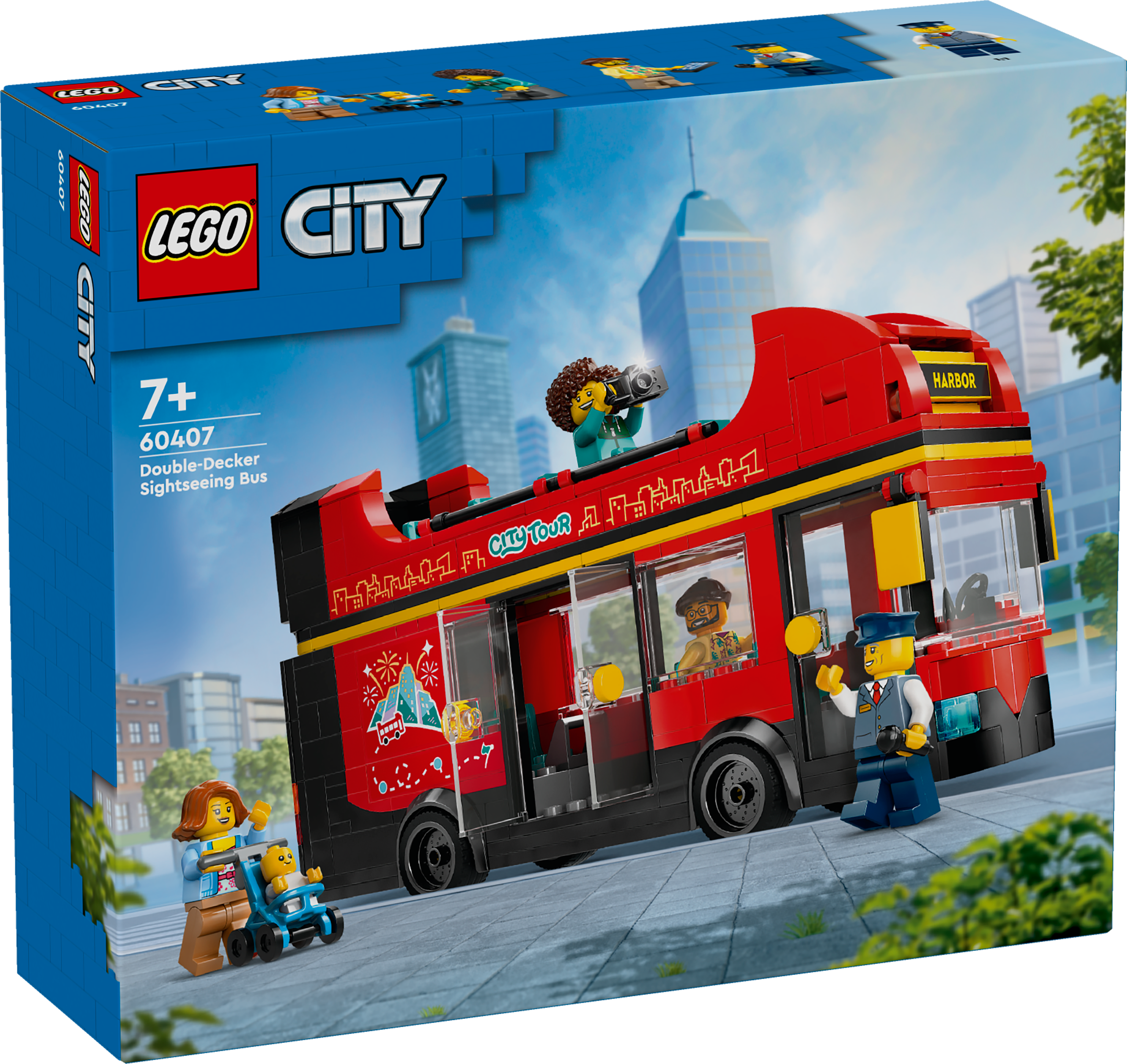 LEGO® City Great Vehicles - Röd dubbeldäckare för sightseeing