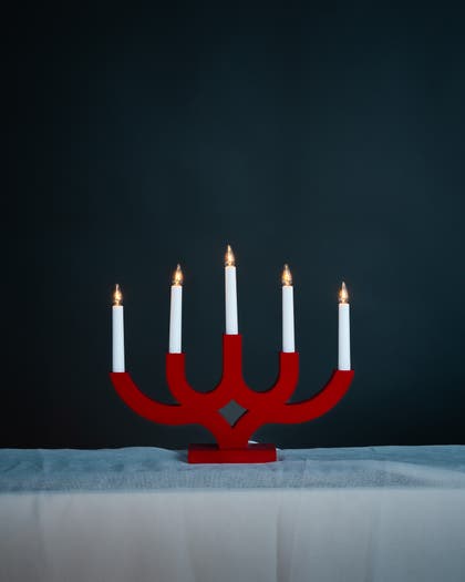 Adventsljusstake LED