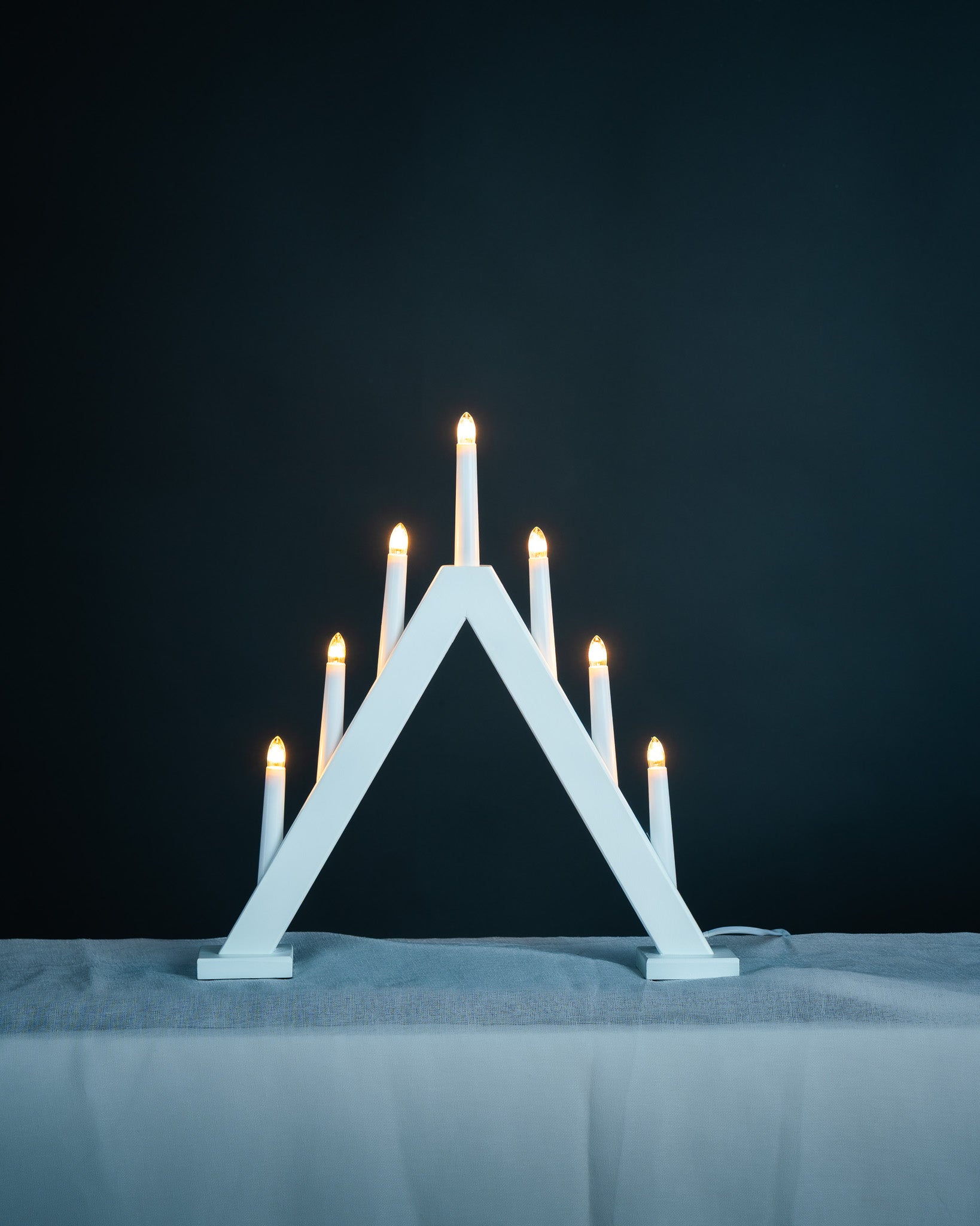 Adventsljusstake LED