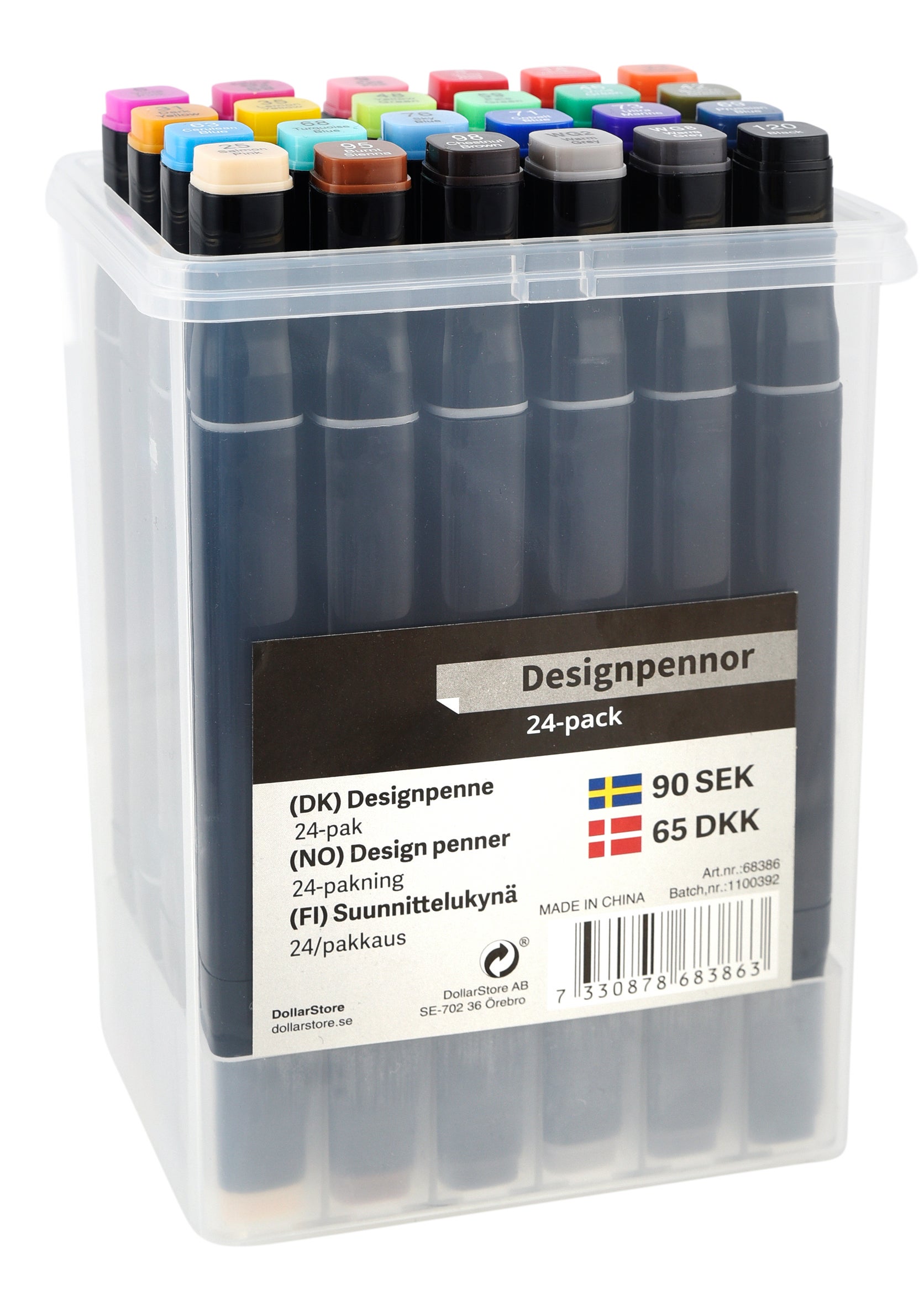 Designpennor  24-pack