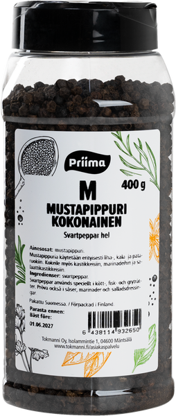 Svartpeppar Hel